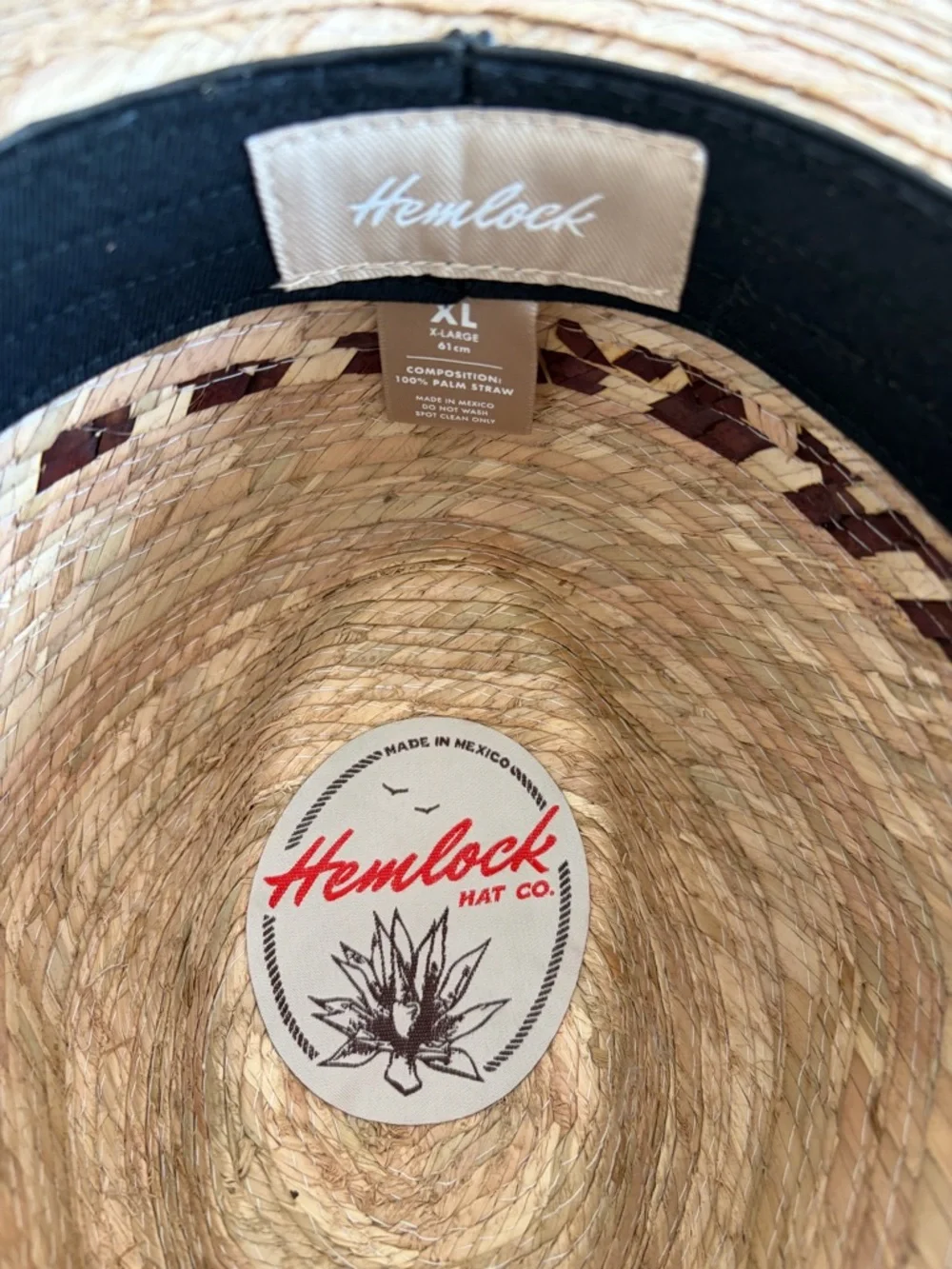 Hemlock Hermosa Straw Hat Unisex - Picture 11 of 13